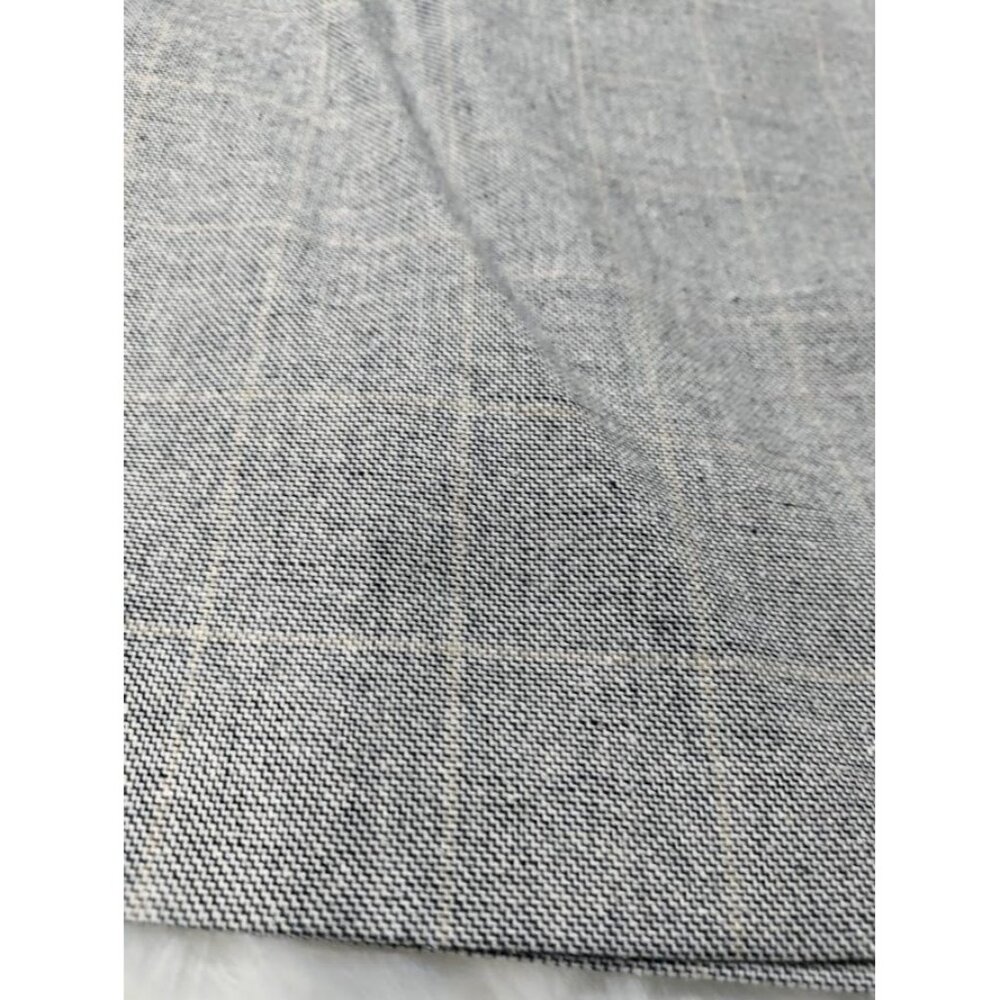 NWT VTG Linda Allard Ellen Tracy Pencil Skirt Women's 14 White Black Plaid Silk - Picture 6 of 13